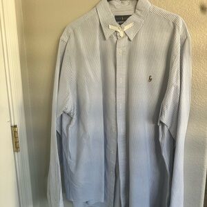 Ralph Lauren Blue Striped Men's Shirt